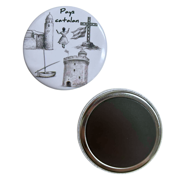Magnet rond catalan