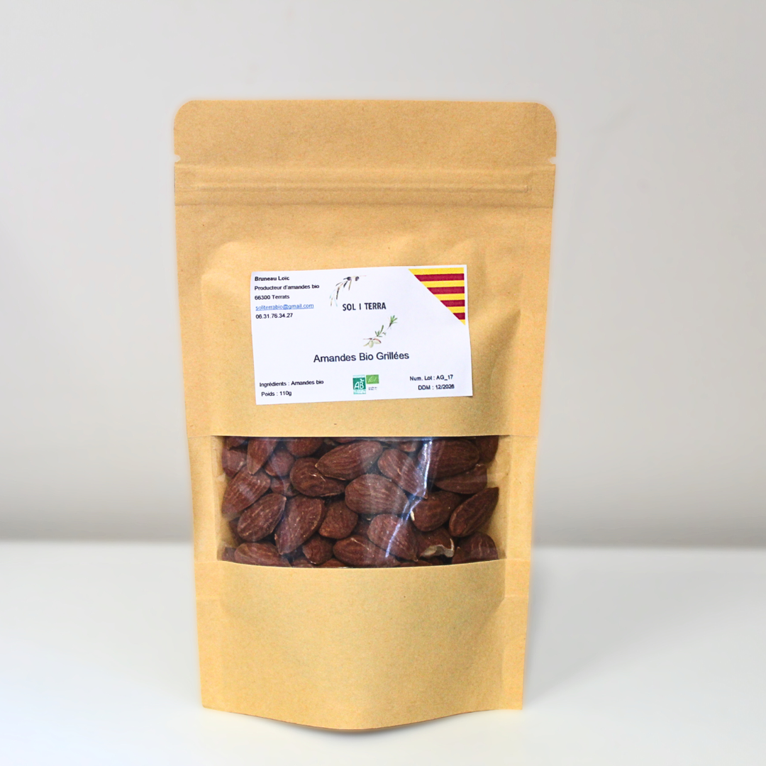 Amandes Bio Grillées (110g)