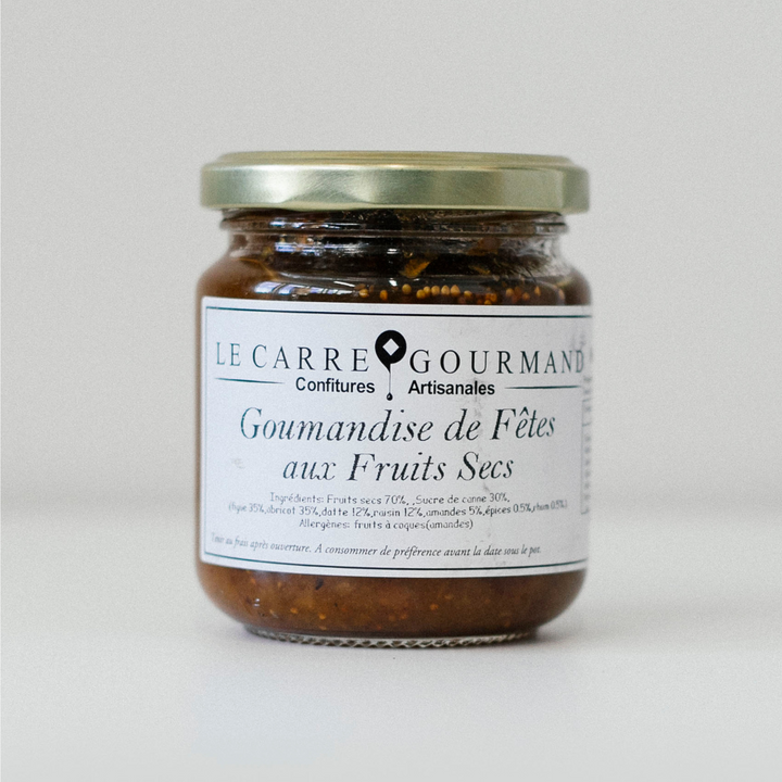 Confiture Gourmandise des Fêtes aux Fruits Secs