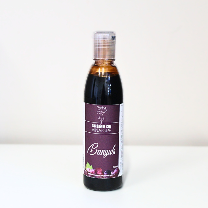 Flacon de 250ml de crème de vinaigre au Banyuls artisanal La Légende de Pyrène