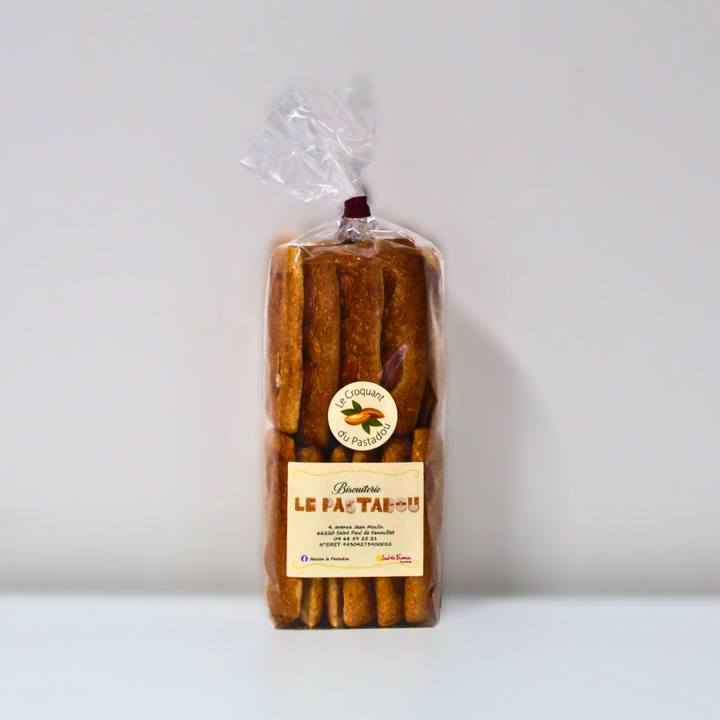 Sachet de croquants catalans aux amandes de Saint-Paul 200g Le Pastadou