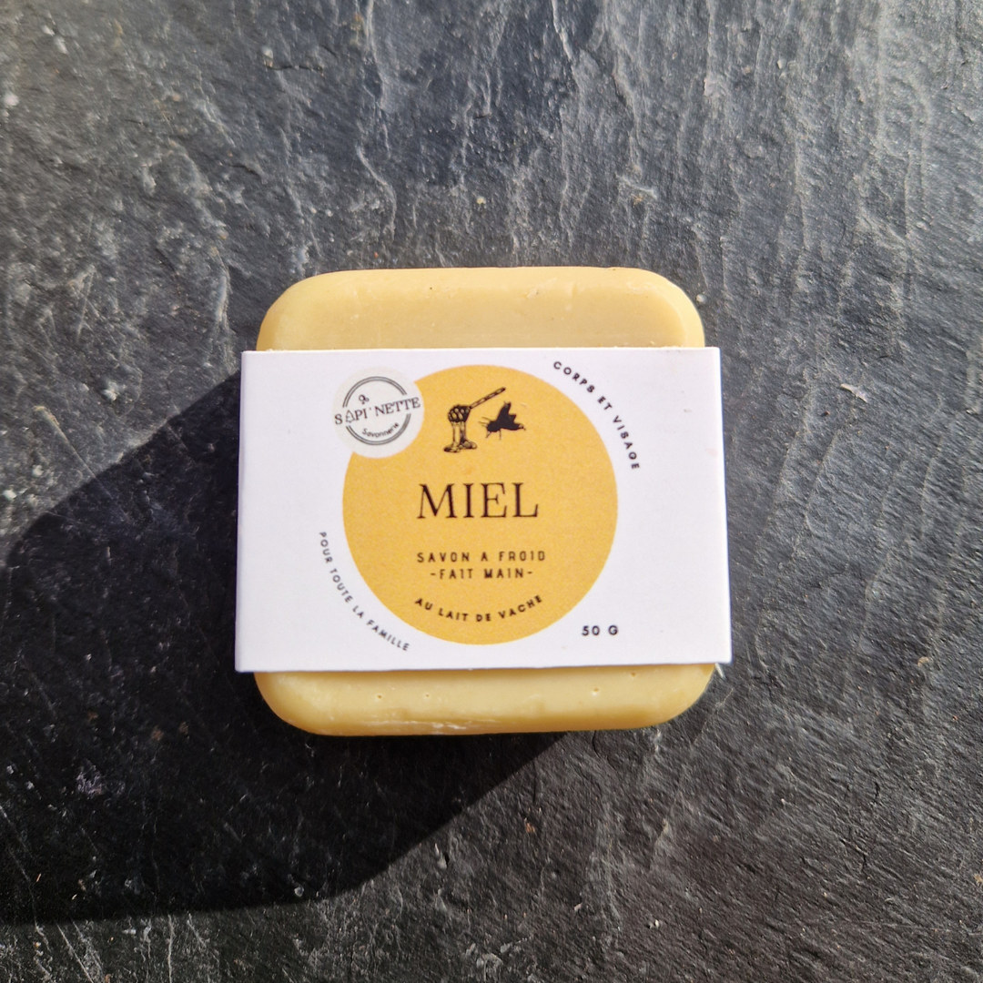 Savon miel et lait de vache (50g)