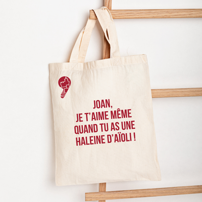 Tote-bag prénom personnalisé