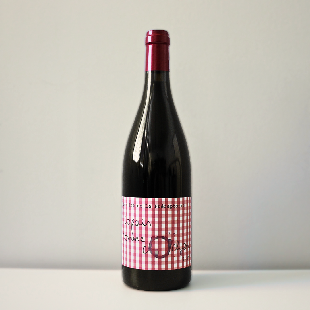 Bouteille de vin rouge AOP Maury Sec Copain comme Cochon Domaine de la Préceptorie