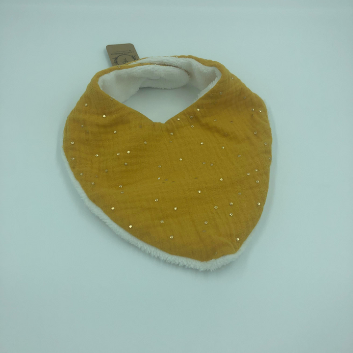 Bavoir bandana gaze de coton
