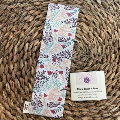 Etui en tissu à brosse à dents