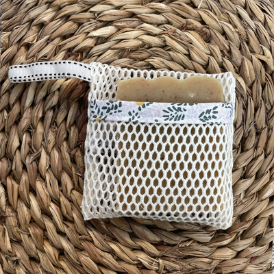 Sac à savon exfoliant